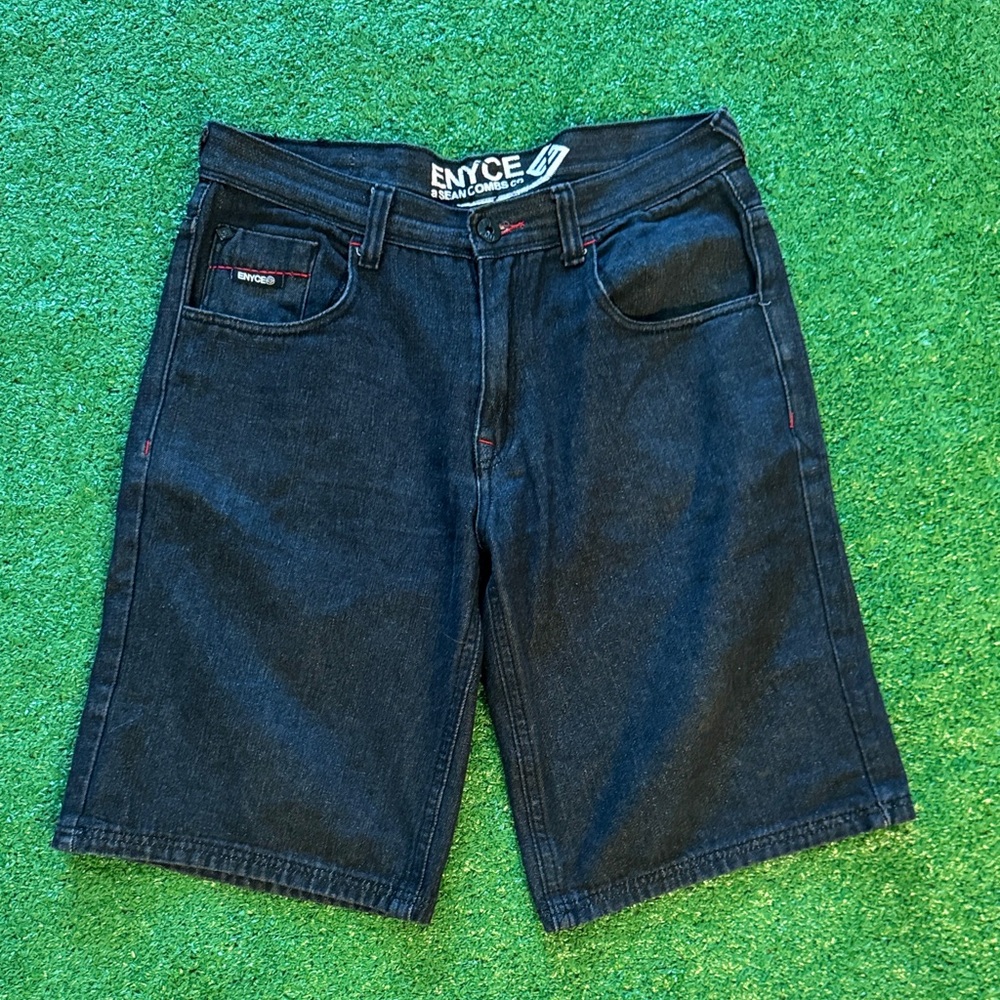 Enyce Men's Dark Blue Jean Shorts